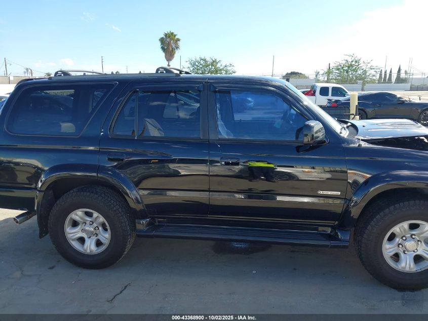 2002 Toyota 4Runner Sr5 V6 VIN: JT3GN86R020256294 Lot: 43368900