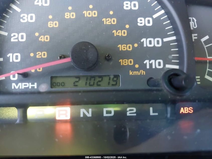 2002 Toyota 4Runner Sr5 V6 VIN: JT3GN86R020256294 Lot: 43368900