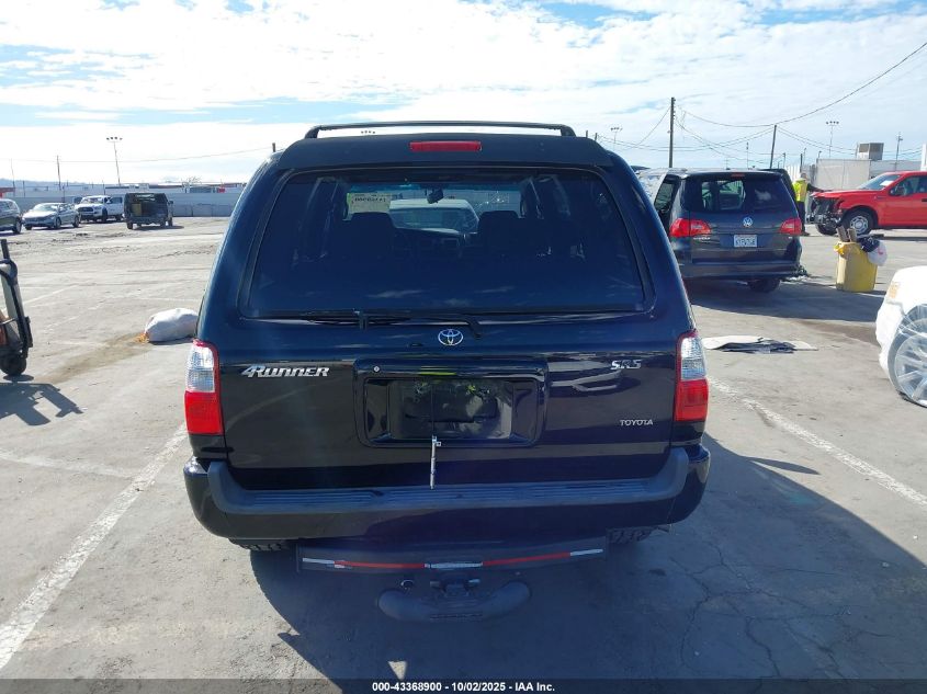 2002 Toyota 4Runner Sr5 V6 VIN: JT3GN86R020256294 Lot: 43368900