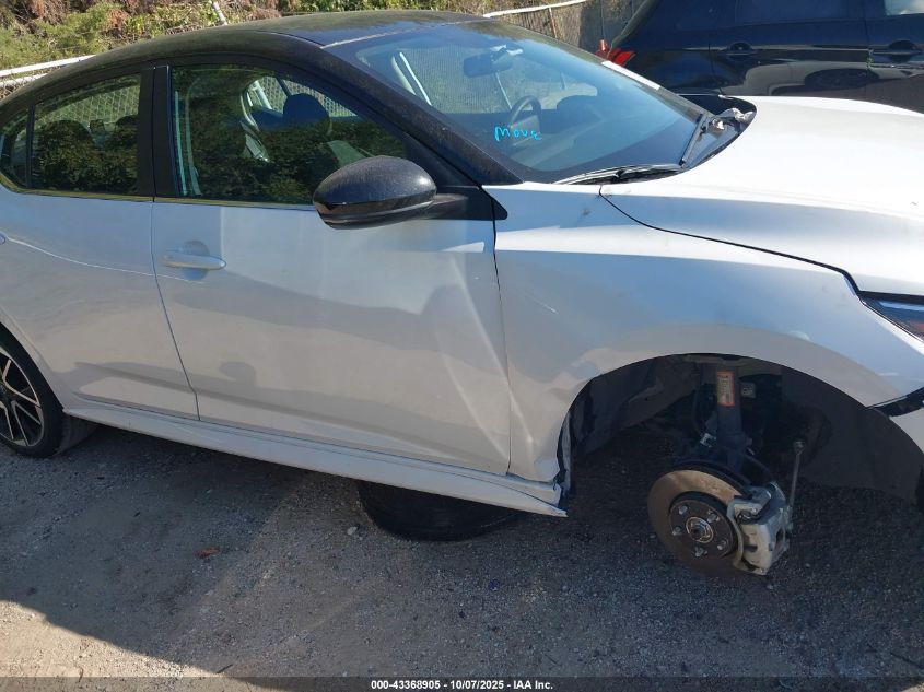 2025 Nissan Sentra Sr VIN: 3N1AB8DV5SY266225 Lot: 43368905