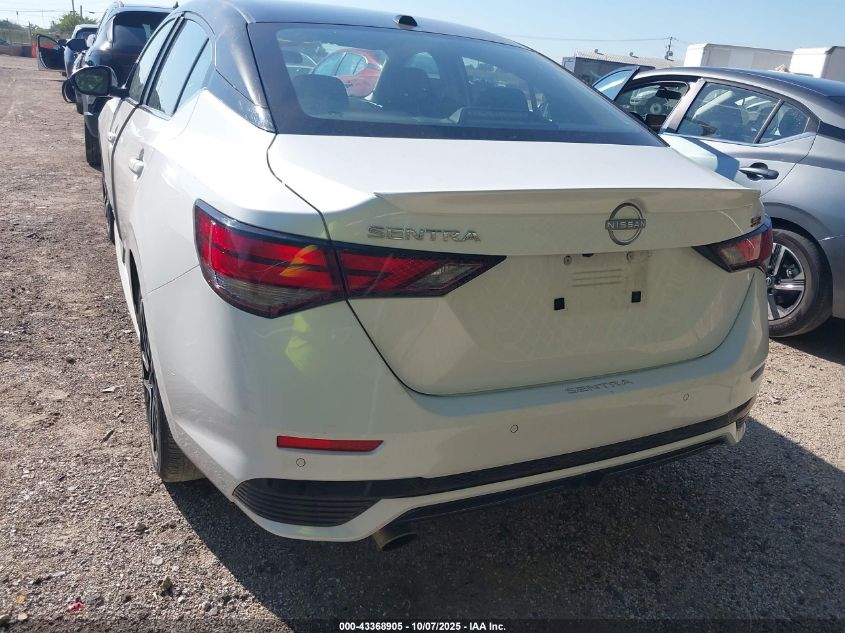 2025 Nissan Sentra Sr VIN: 3N1AB8DV5SY266225 Lot: 43368905