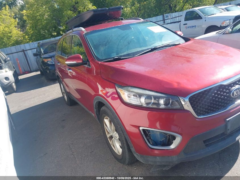 2017 Kia Sorento Lx/L VIN: 5XYPGDA52HG07393 Lot: 43368940