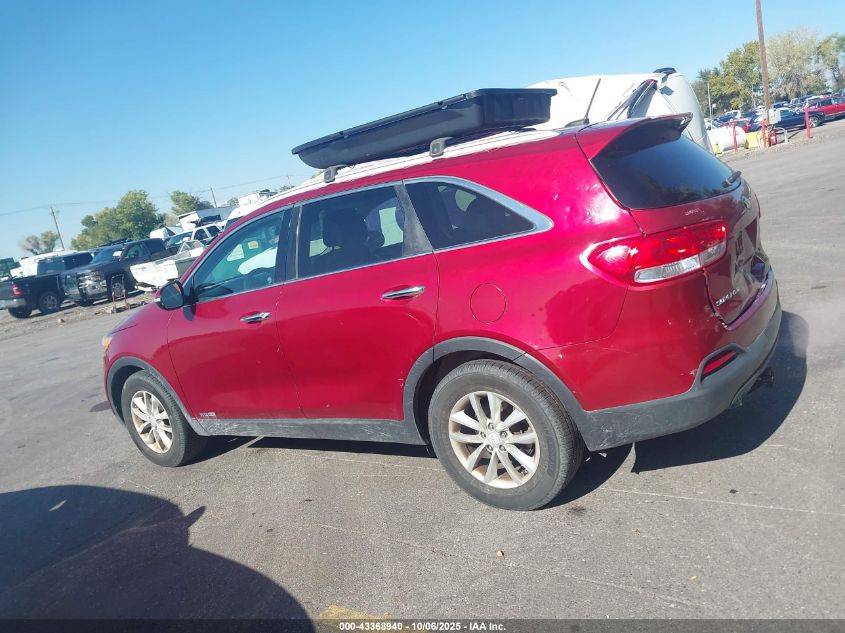 2017 Kia Sorento Lx/L VIN: 5XYPGDA52HG07393 Lot: 43368940