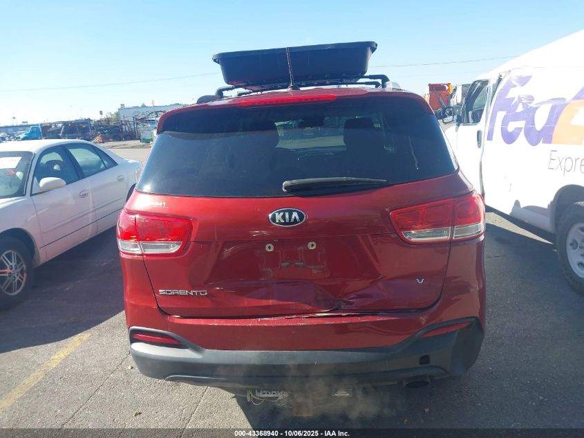 2017 Kia Sorento Lx/L VIN: 5XYPGDA52HG07393 Lot: 43368940
