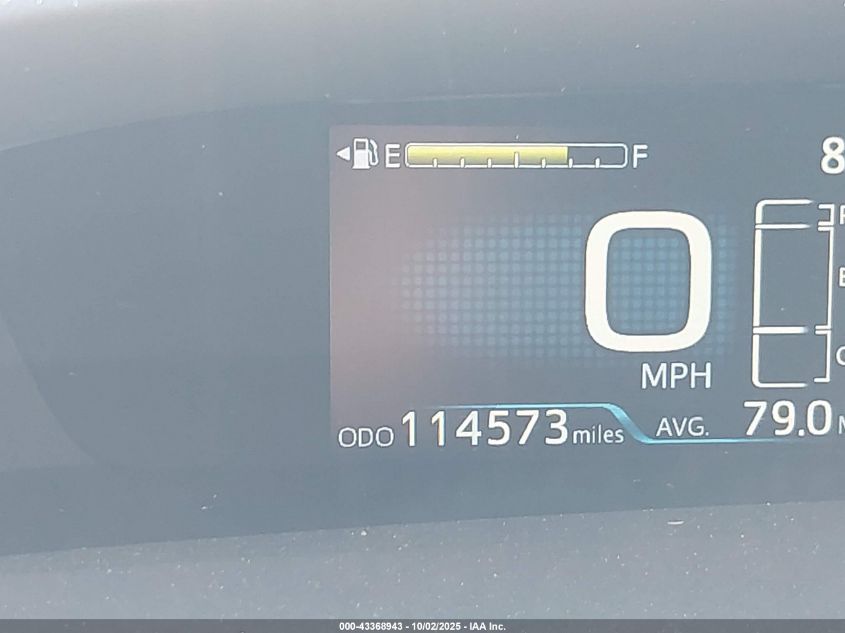 2020 Toyota Prius Prime Le VIN: JTDKARFP1L3139488 Lot: 43368943