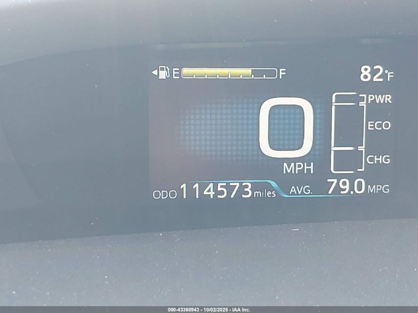 2020 Toyota Prius Prime Le VIN: JTDKARFP1L3139488 Lot: 43368943