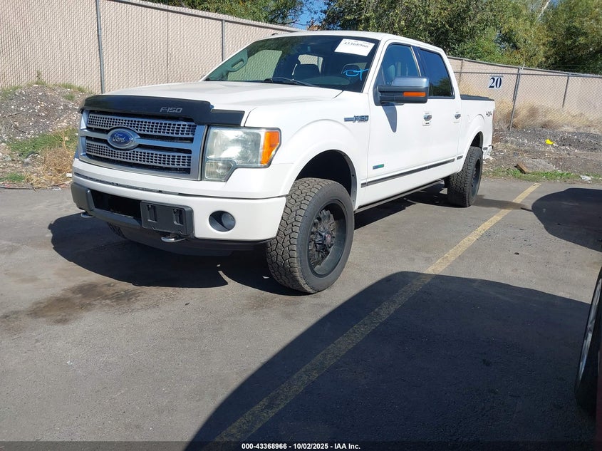 Vin: 1ftfw1et6cfc83331, lot: 43863700, ford f-150 platinum 20122