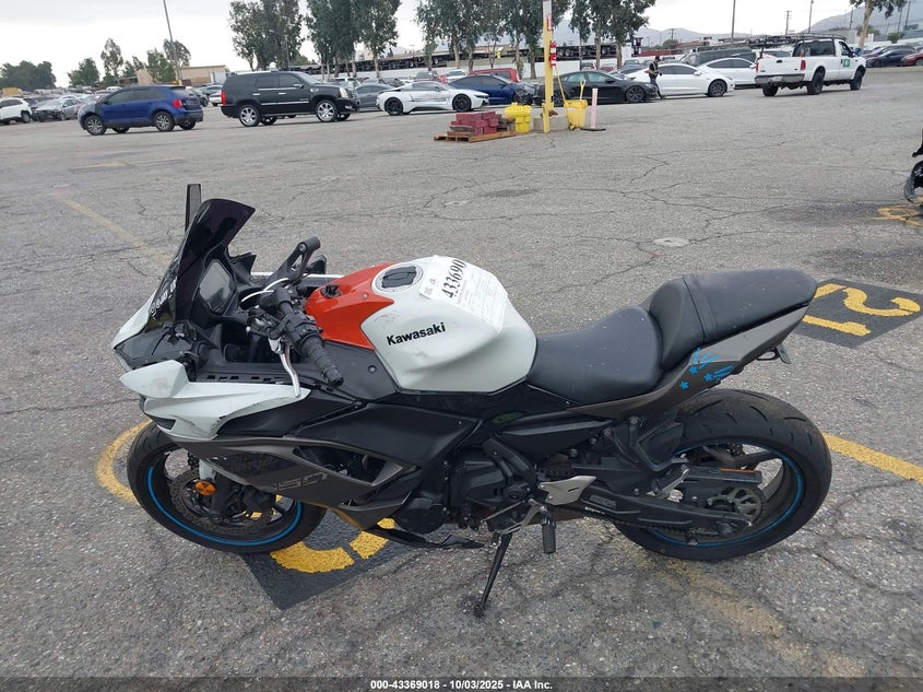 2023 Kawasaki Ex650 R VIN: ML5EXER18PDA84952 Lot: 43369018