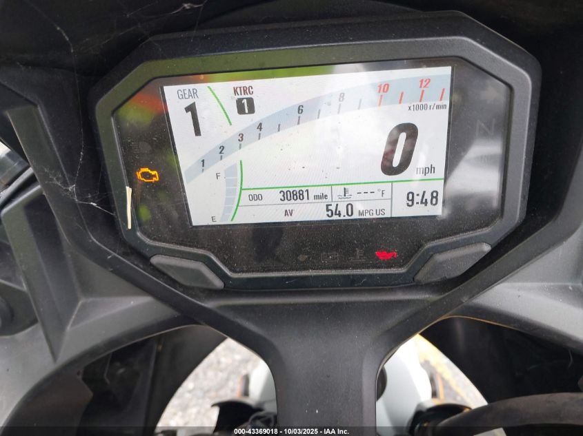 2023 Kawasaki Ex650 R VIN: ML5EXER18PDA84952 Lot: 43369018