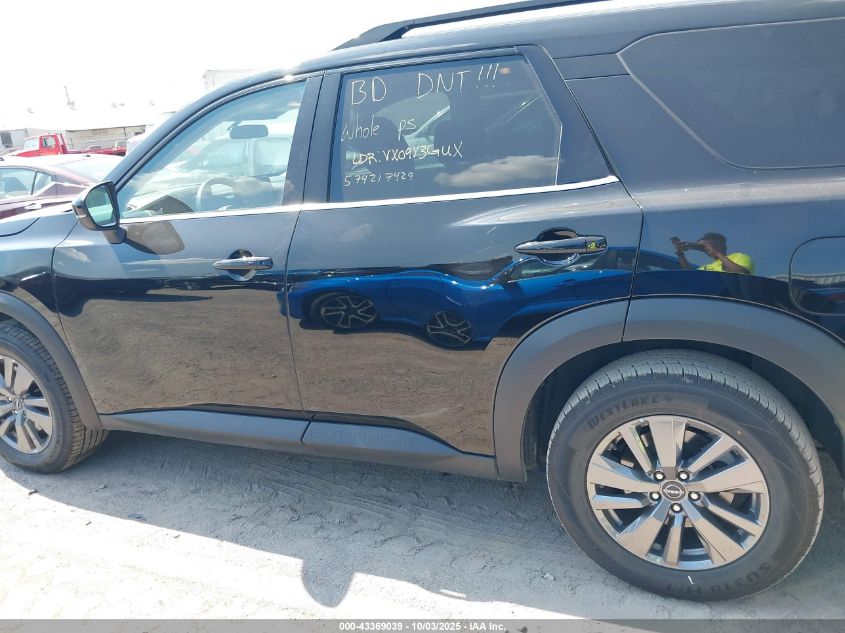2025 Nissan Pathfinder Sv Fwd VIN: 5N1DR3BA6SC209044 Lot: 43369039