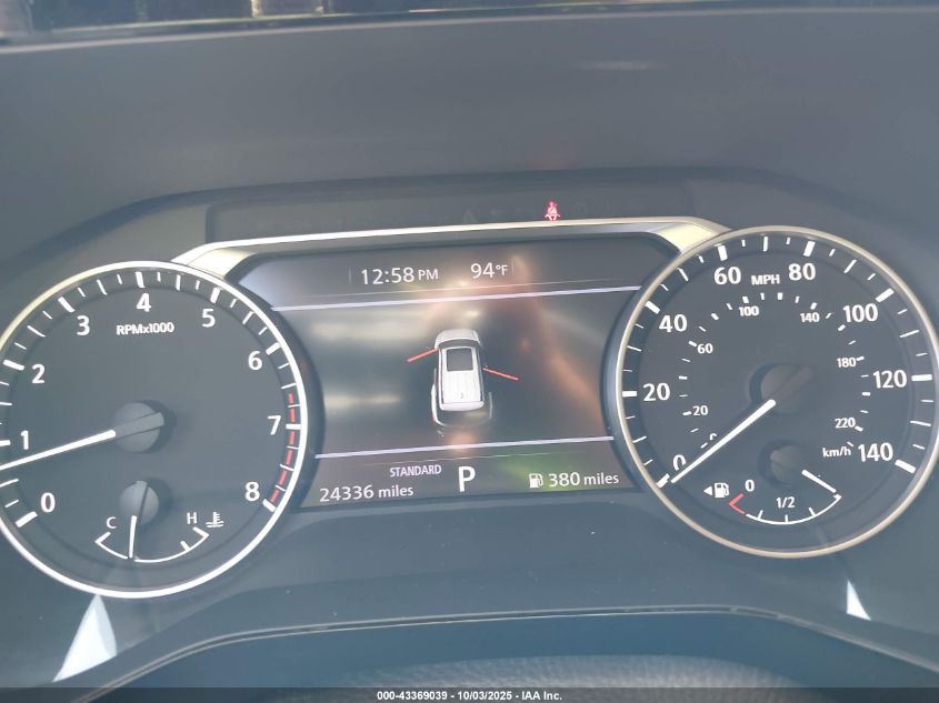 2025 Nissan Pathfinder Sv Fwd VIN: 5N1DR3BA6SC209044 Lot: 43369039