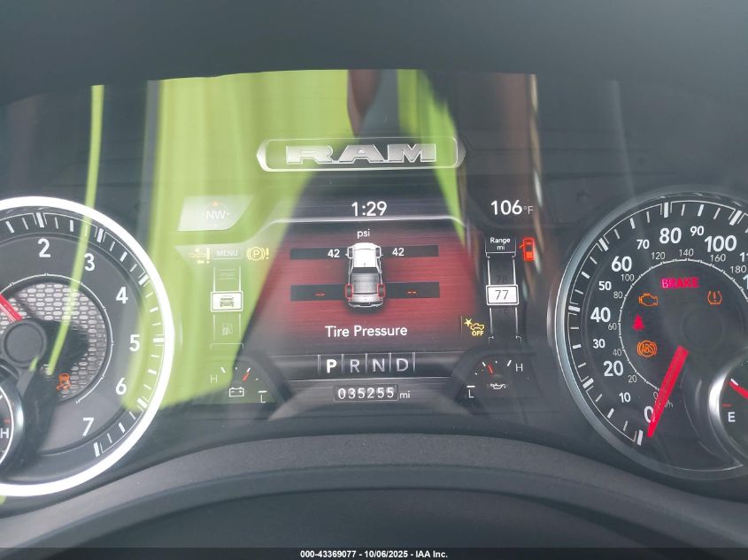 2024 Ram 1500 Laramie 4X2 5'7 Box VIN: 1C6RREJT8RN220321 Lot: 43369077