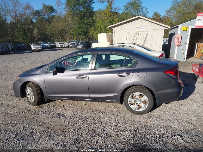 2014 Honda Civic Lx VIN: 19XFB2F53EE225823 Lot: 43369127