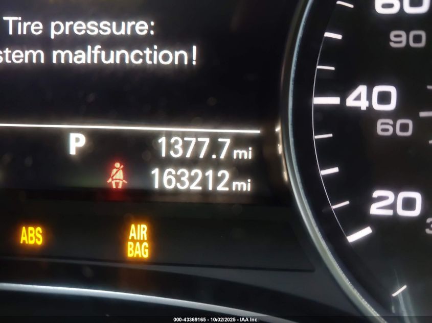 2012 Audi A7 Premium VIN: WAU2GAFCXCN166218 Lot: 43369165