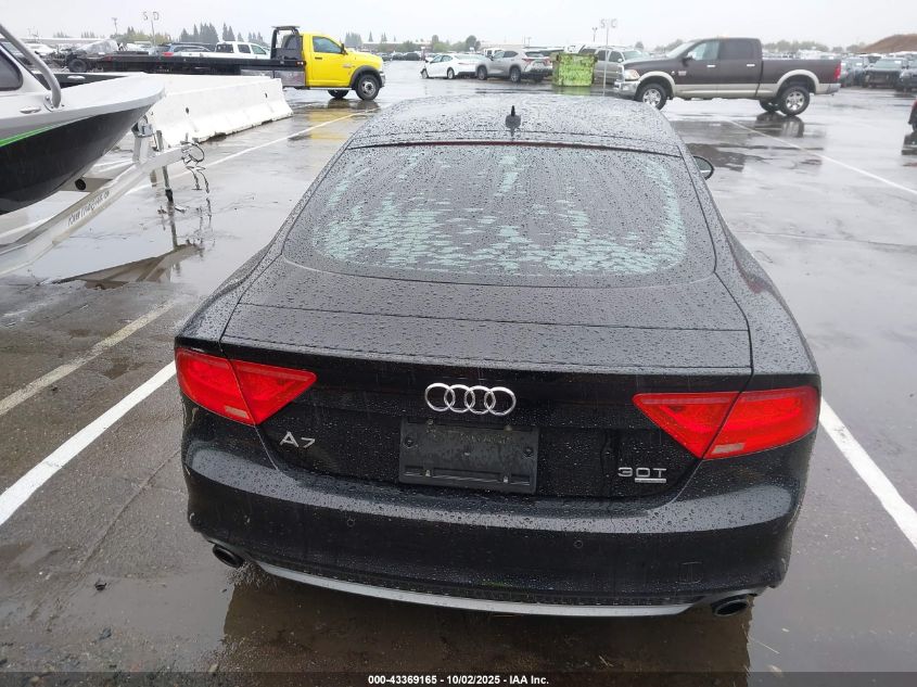 2012 Audi A7 Premium VIN: WAU2GAFCXCN166218 Lot: 43369165