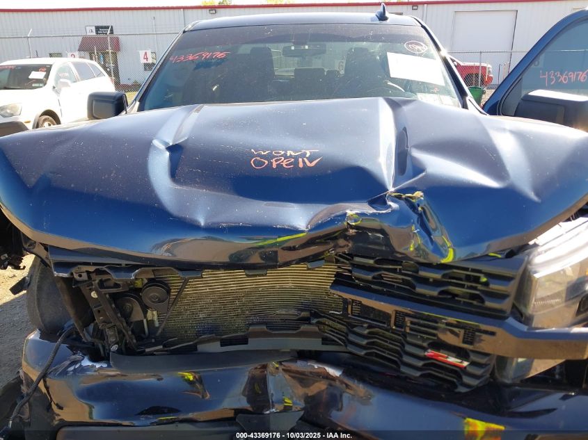 2021 Chevrolet Silverado 1500 4Wd Short Bed Custom Trail Boss VIN: 1GCPYCEF7MZ309276 Lot: 43369176