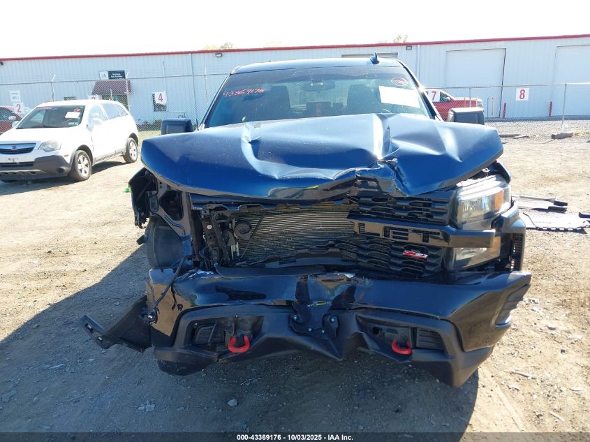 2021 Chevrolet Silverado 1500 4Wd Short Bed Custom Trail Boss VIN: 1GCPYCEF7MZ309276 Lot: 43369176