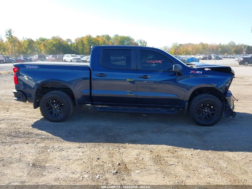 2021 Chevrolet Silverado 1500 4Wd Short Bed Custom Trail Boss VIN: 1GCPYCEF7MZ309276 Lot: 43369176