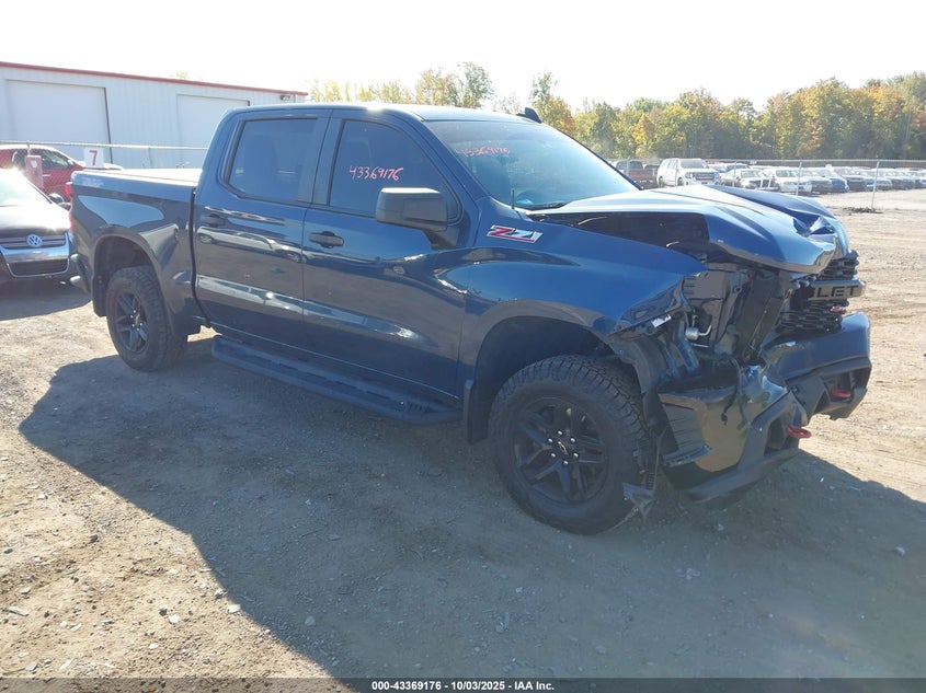 2021 CHEVROLET SILVERADO 1500 4WD  SHORT BED CUSTOM TRAIL BOSS - 1GCPYCEF7MZ309276