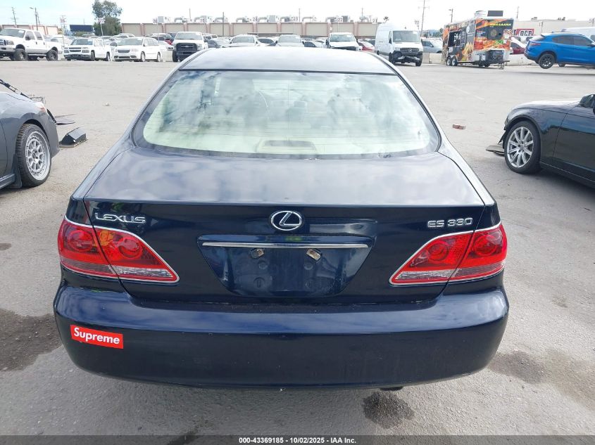 2006 Lexus Es 330 VIN: JTHBA30G065150270 Lot: 43369185