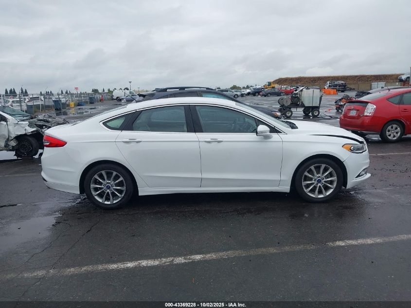2017 Ford Fusion Se VIN: 3FA6P0HD9HR112665 Lot: 43369228