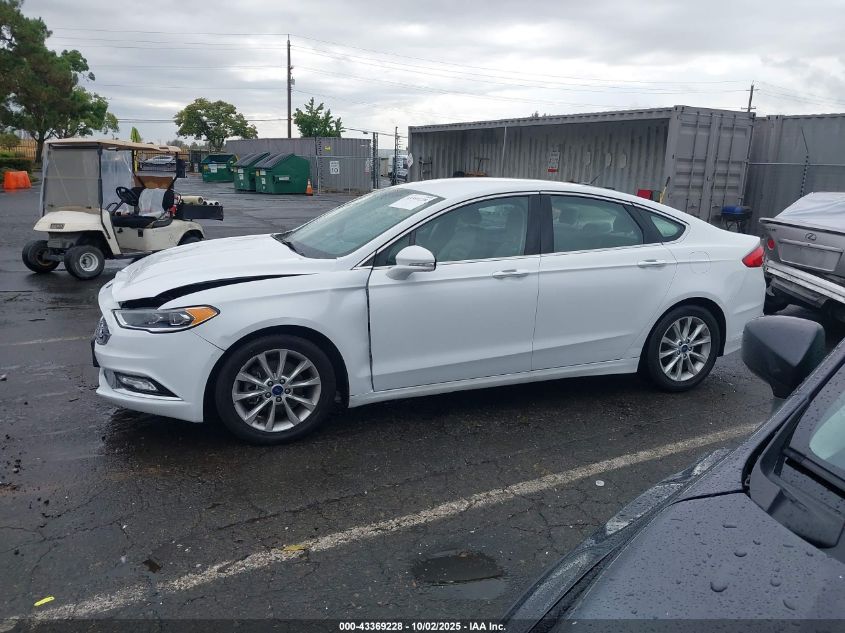 2017 Ford Fusion Se VIN: 3FA6P0HD9HR112665 Lot: 43369228