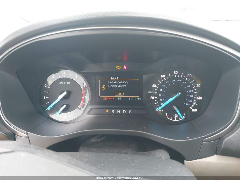 2017 Ford Fusion Se VIN: 3FA6P0HD9HR112665 Lot: 43369228