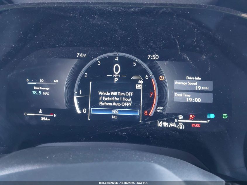 2025 Lexus Rx 350 VIN: 2T2BAMBA0SC067429 Lot: 43369256