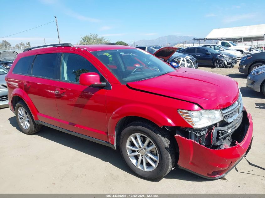 2016 Dodge Journey Sxt VIN: 3C4PDCBG0GT223747 Lot: 43369293