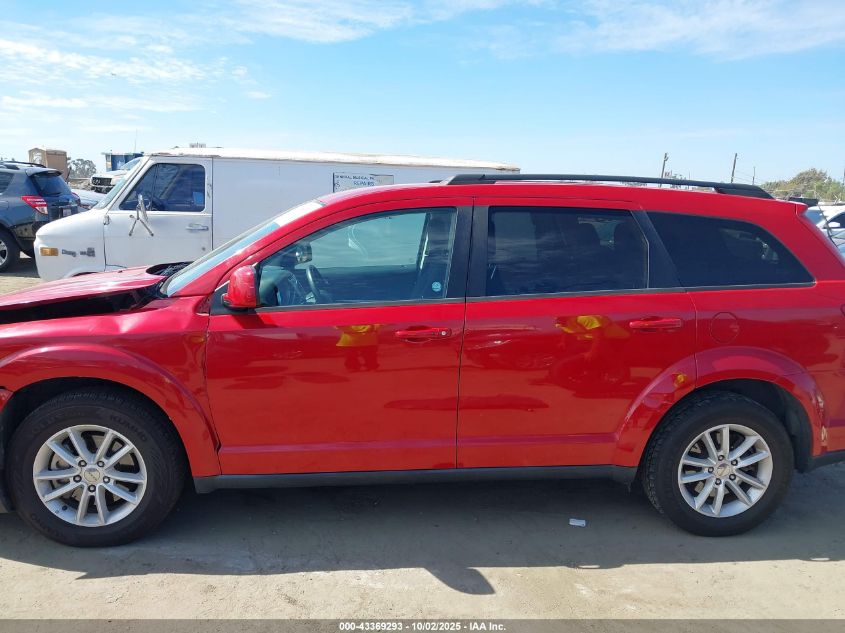 2016 Dodge Journey Sxt VIN: 3C4PDCBG0GT223747 Lot: 43369293