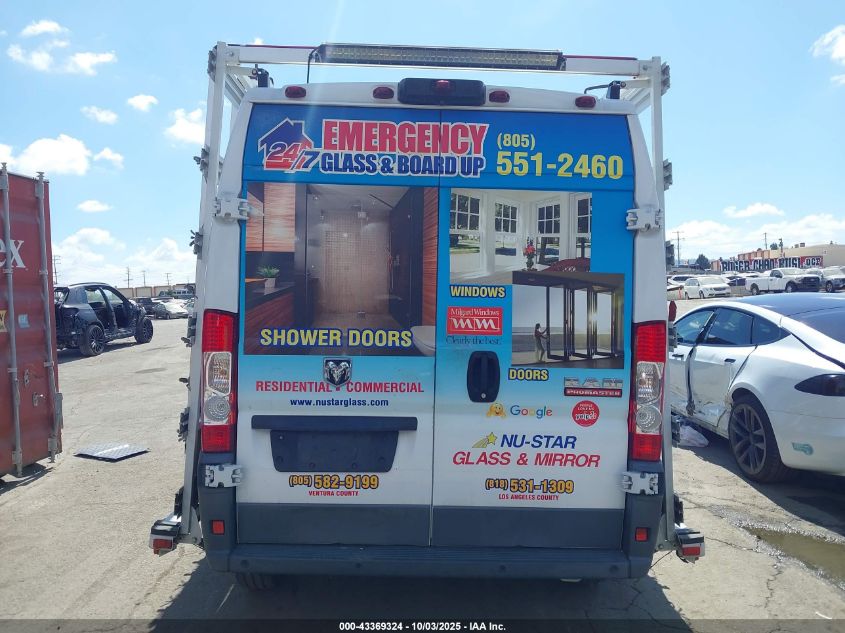 2017 Ram Promaster 3500 High Roof 159 Wb VIN: 3C6URVHGXHE510548 Lot: 43369324