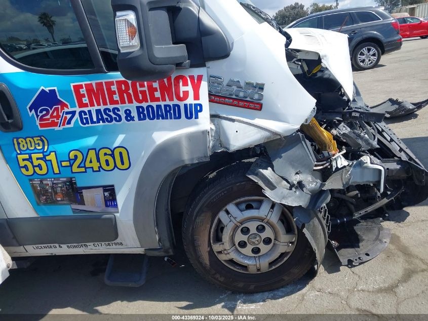 2017 Ram Promaster 3500 High Roof 159 Wb VIN: 3C6URVHGXHE510548 Lot: 43369324