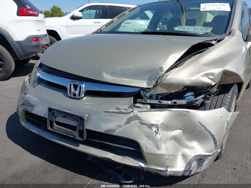 2007 Honda Civic Lx VIN: JHMFA16587S005573 Lot: 43369350