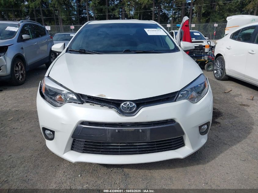 2015 Toyota Corolla Le Eco Premium VIN: 5YFBPRHE5FP344933 Lot: 43369351