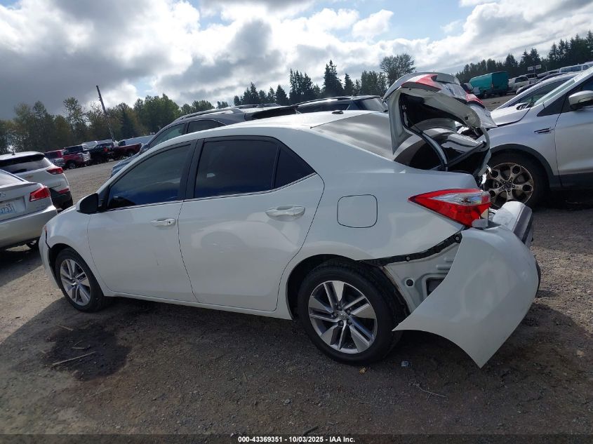 2015 Toyota Corolla Le Eco Premium VIN: 5YFBPRHE5FP344933 Lot: 43369351