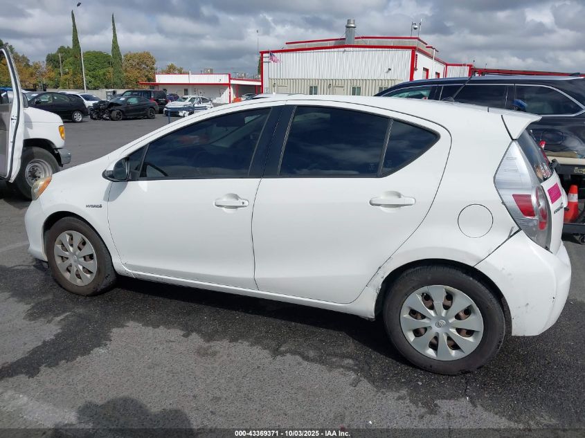 2014 Toyota Prius C One VIN: JTDKDTB3XE1564262 Lot: 43369371