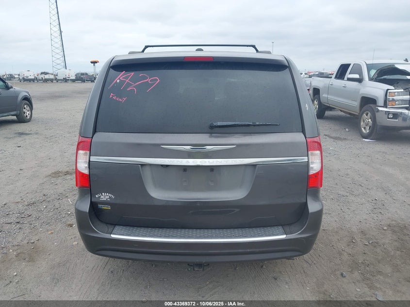2016 Chrysler Town & Country Touring VIN: 2C4RC1BG0GR286768 Lot: 43369372