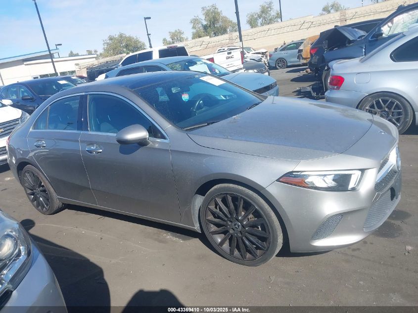 2019 Mercedes-Benz A 220 VIN: WDD3G4EB7KW020486 Lot: 43369410