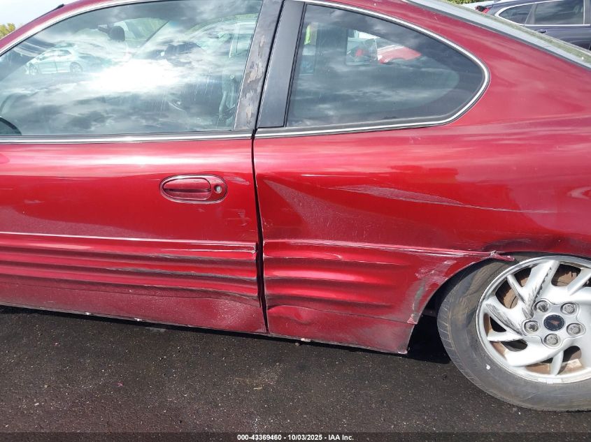 2002 Pontiac Grand Am Se1 VIN: 1G2NF12E42C186876 Lot: 43369460