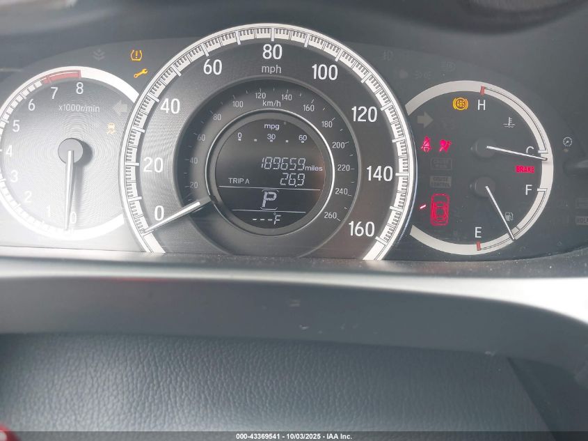 2016 Honda Accord Ex-L VIN: 1HGCR2F83GA140478 Lot: 43369541