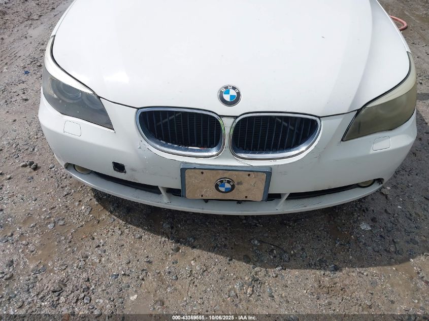 2004 BMW 525I VIN: WBANA53584B853020 Lot: 43369555