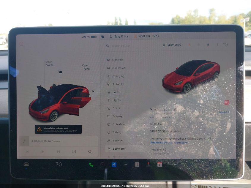 2022 Tesla Model 3 Long Range Dual Motor All-Wheel Drive VIN: 5YJ3E1EB9NF128082 Lot: 43369565