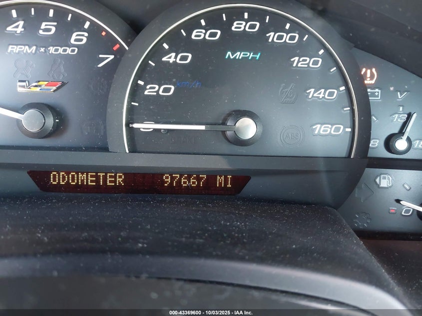 2009 Cadillac Xlr-V VIN: 1G6YX36D695600034 Lot: 43369600