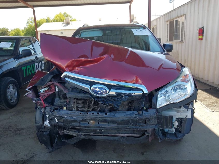2016 Subaru Forester 2.5I VIN: JF2SJABC5GH545143 Lot: 43369612