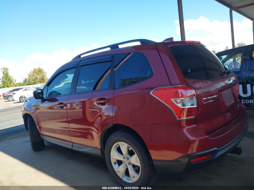 2016 Subaru Forester 2.5I VIN: JF2SJABC5GH545143 Lot: 43369612
