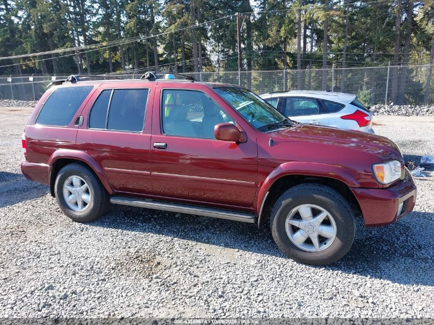 2001 Nissan Pathfinder Le VIN: JN8DR07Y71W531928 Lot: 43369674