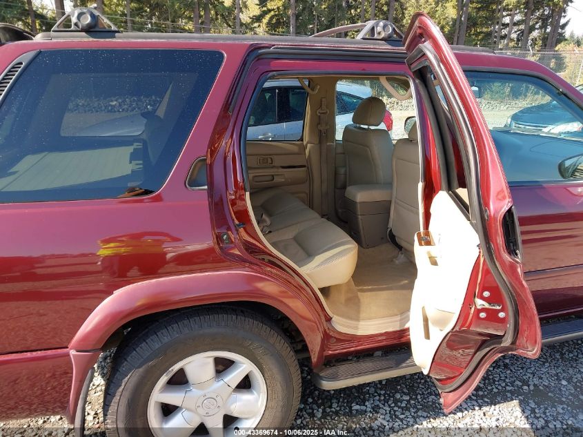 2001 Nissan Pathfinder Le VIN: JN8DR07Y71W531928 Lot: 43369674