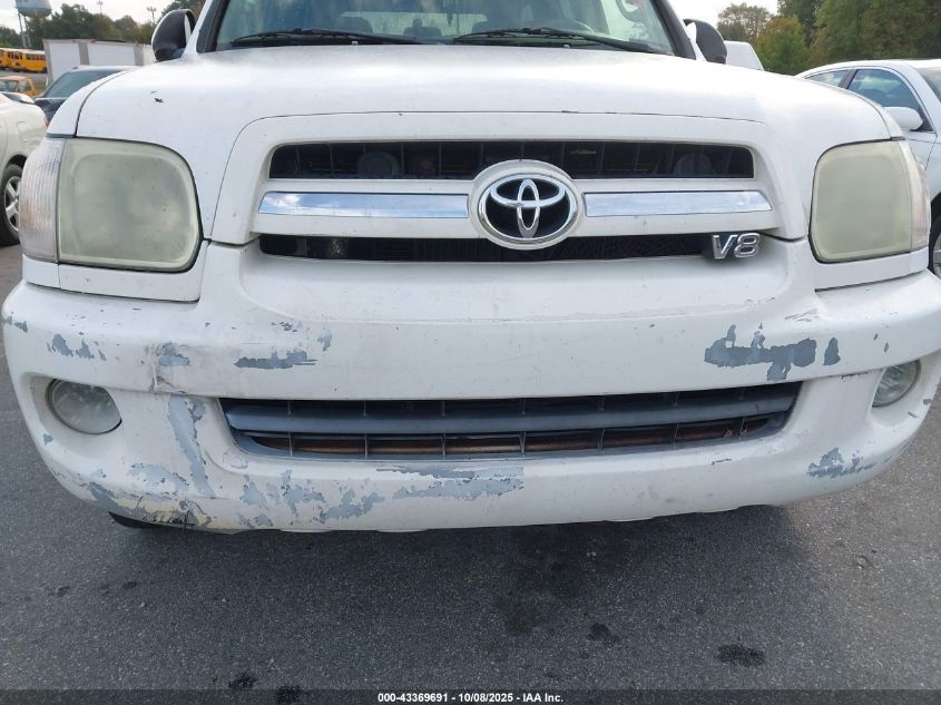 2005 Toyota Sequoia Limited V8 VIN: 5TDZT38A45S250293 Lot: 43369691