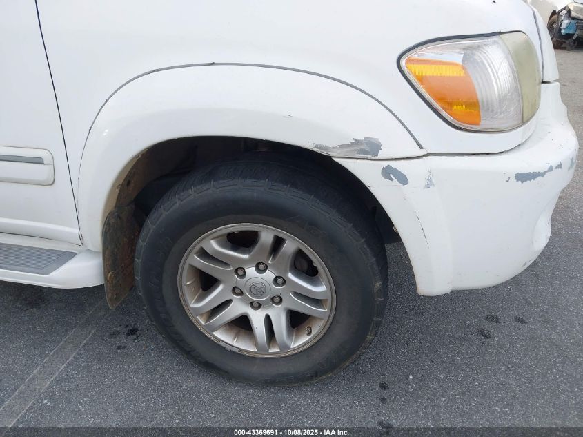 2005 Toyota Sequoia Limited V8 VIN: 5TDZT38A45S250293 Lot: 43369691