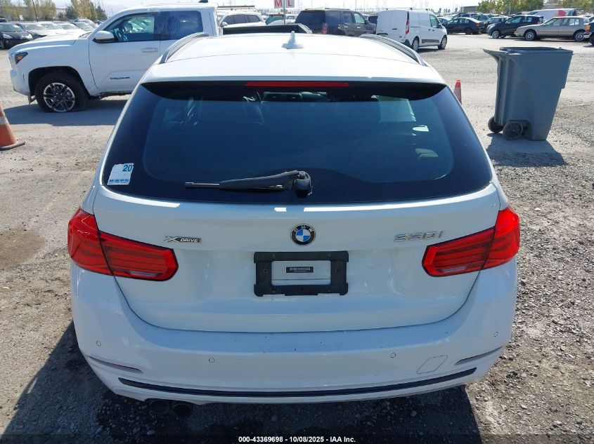 2017 BMW 330I xDrive VIN: WBA8K3C58HK679325 Lot: 43369698